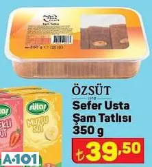 ÖZSÜT SEFER USTA ŞAM TATLISI